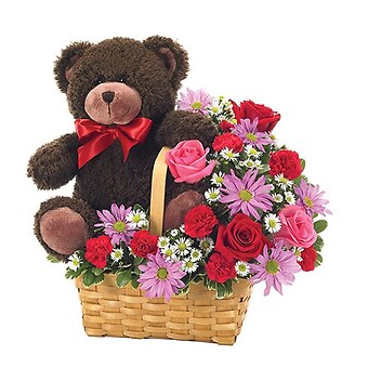Teddy Bear Basket